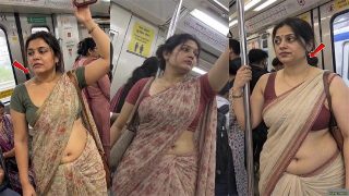 Drawing Stranger Aunty Impress In Metro – Indian Xxx Video